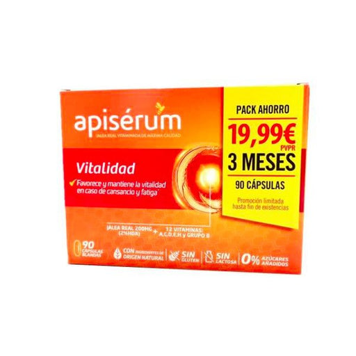 Cápsulas Vitalidad Pack Ahorro - Apiserum - 1