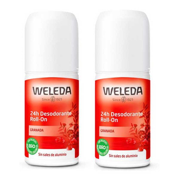 Desodorante Roll on Granada 24 H - Weleda: 2 x 50ML - 1
