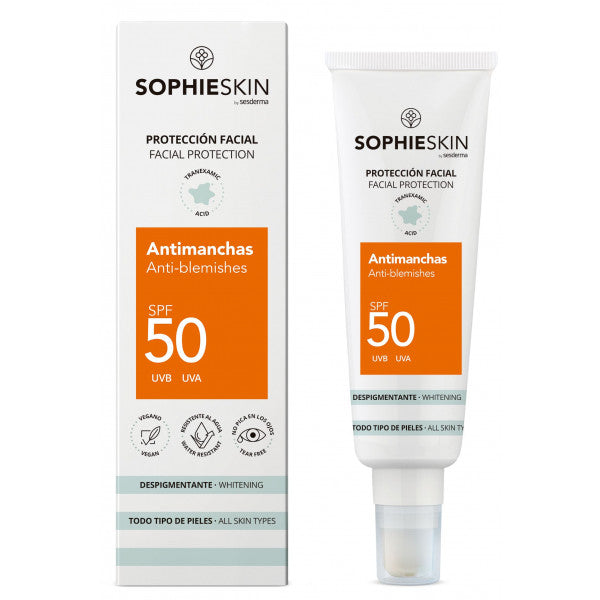 Protector Solar Facial Antimanchas Spf 50 - Sophieskin - 1
