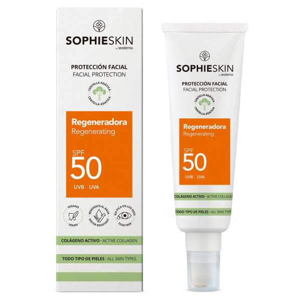 Protector Solar Facial Regeneradora Spf 50 - Sophieskin - 1