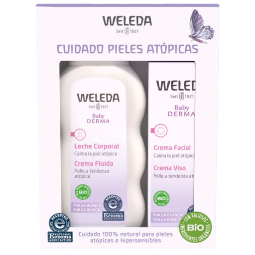 Pack Malva Blanca Leche Corporal y Crema Facial: Set 2 Productos - Weleda - 1
