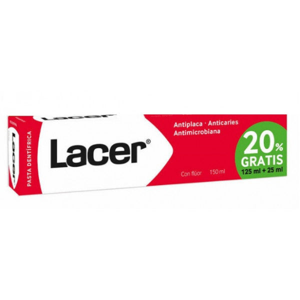 Pasta Dental - Lacer: 125 ml + 25 ml - 5