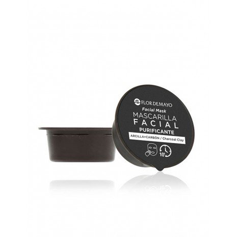 Mascarilla Facial Purificante - Arcilla + Carbon - Flor de Mayo - 1