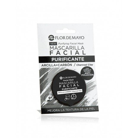 Mascarilla Facial Purificante - Arcilla + Carbon - Flor de Mayo - 2