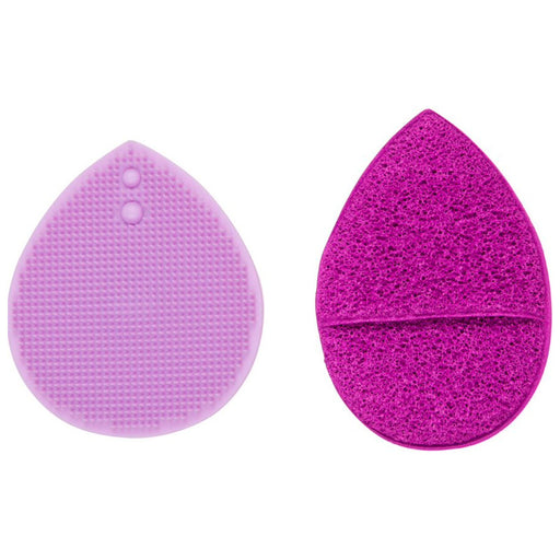 Esponja Exfoliante de Limpieza Facial - Cleansing Sponge Facial Exfoliators Duo (purple) - Cala - 1