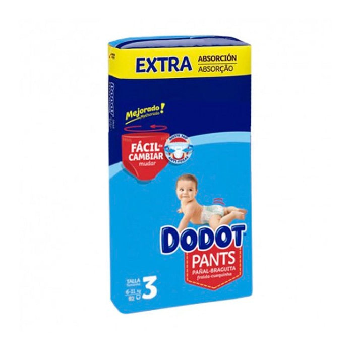 Pañales Pants Extra Talla 3 (6-11 Kg) - 62 Uds - Dodot - 1