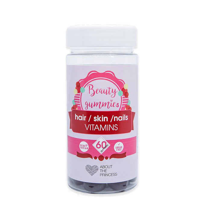 Beauty Gummies - Complemento Alimenticio de Arándanos con Vitaminas para Cabello, Piel y Uñas - About the Princess - 1