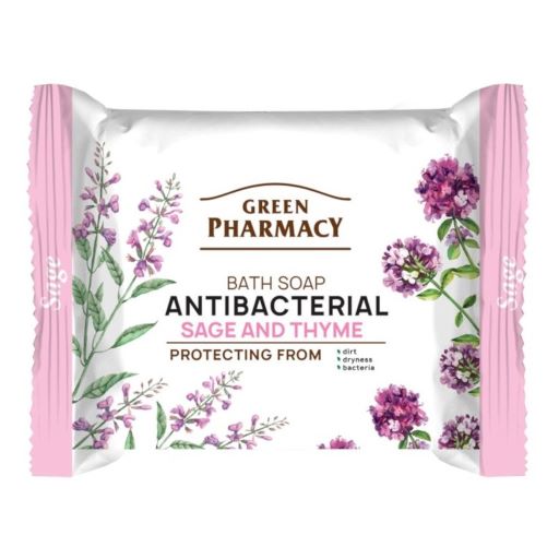 Jabón Antibacterias con Salvia y Tomillo - Green Pharmacy - 1