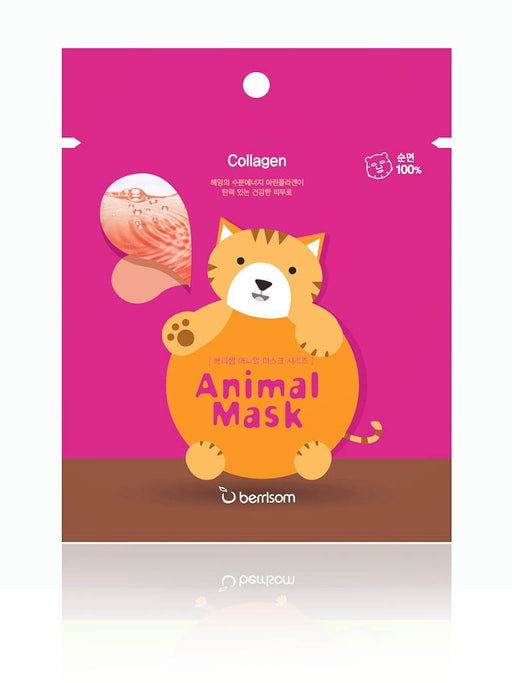 Mascarilla Facial - Animal Mask - Gato - 25 ml - Berrisom - 1