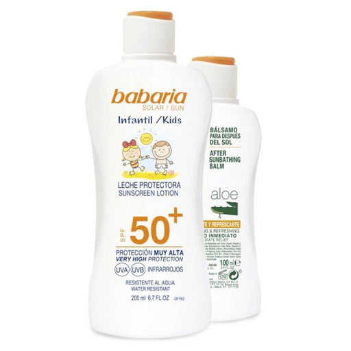 Leche Protector Solar Infantil 50 Spf + After Sun - Babaria - 1