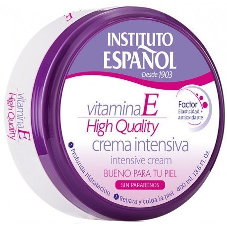 Crema Corporal en Tarro 400 ml - Vitamina E - Instituto Español - 1