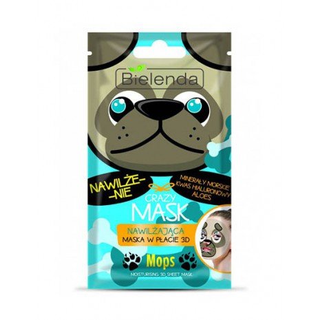 Mascarilla Refrescante E Hidratante Perro - Crazy Mask 3d - Bielenda - 1