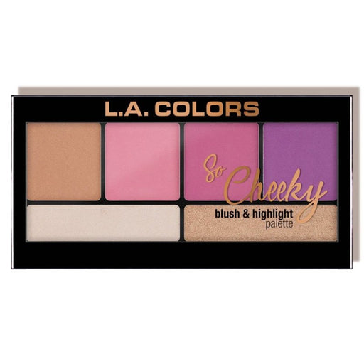 Paleta de Coloretes & Iluminadores so Cheeky - L.A. Colors: Sweet and Sassy - 1