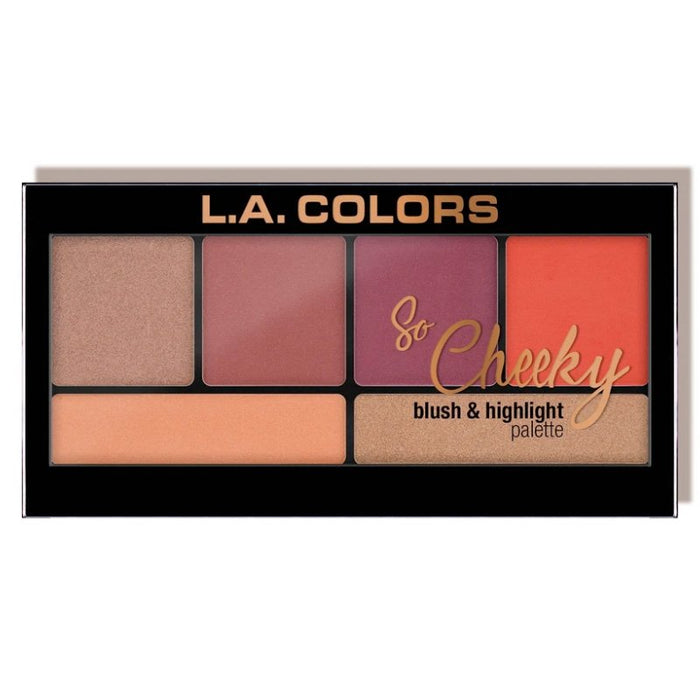 Paleta de Coloretes & Iluminadores so Cheeky - L.A. Colors: Hot and Spicy - 3