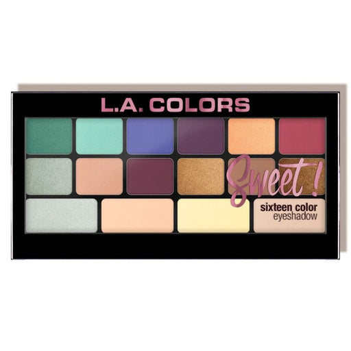 Paleta de Sombras 16 Color Sweet! - L.A. Colors: Playful - 2