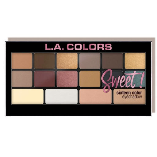 Paleta de Sombras 16 Color Sweet! - L.A. Colors: Seductive - 1