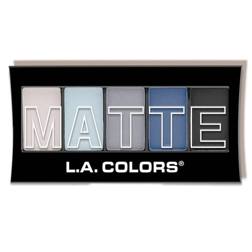 Paleta de Sombra de Ojos Matte 5 Colores - L.A. Colors: Blue Denim - 1