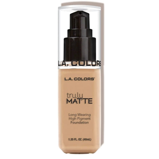 Base de Maquillaje Líquida - Truly Matte - L.A. Colors: Soft Beige - 2