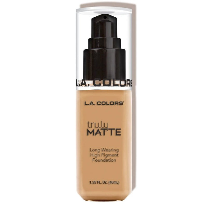 Base de Maquillaje Líquida - Truly Matte - L.A. Colors: Warm Honey - 6