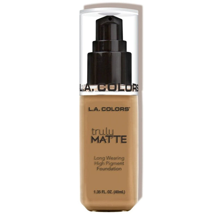Base de Maquillaje Líquida - Truly Matte - L.A. Colors: Warm Caramel - 14