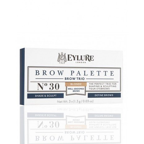 Paleta para Cejas - Brow Palette 10 Dark Brown - Eylure: Brow Palette 30  - Paleta para cejas  - rubias - 1