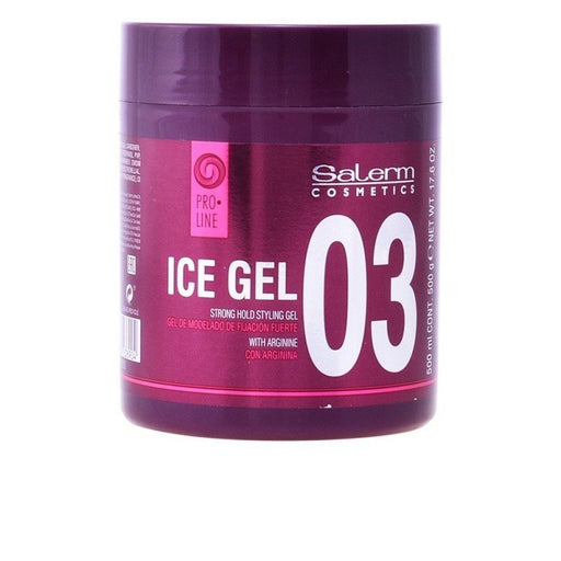 Ice Gel Strong Hold Styling Gel 500 ml - Salerm - 1