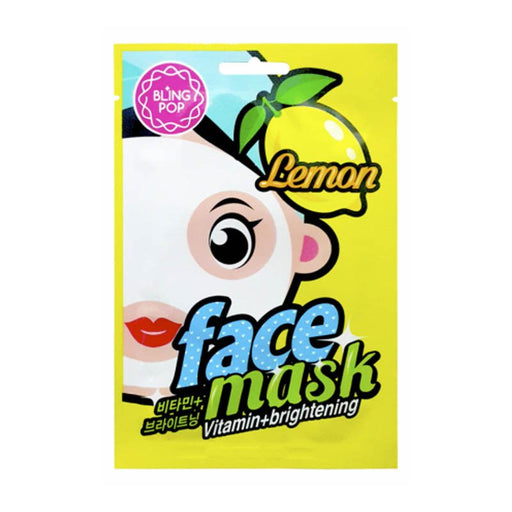 Mascarilla Facial Vitaminada E Iluminadora con Limón - Bling Pop - 1