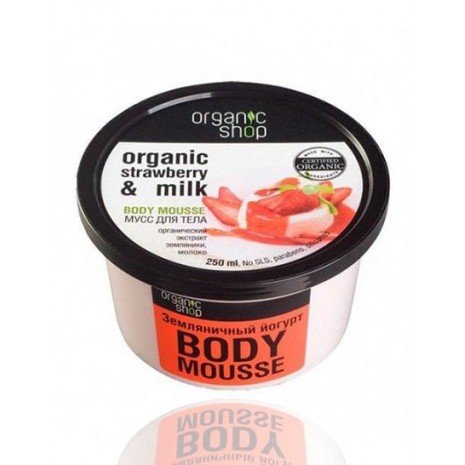 Mousse Corporal - Strawberry Yoghurt - Organic Shop - 1