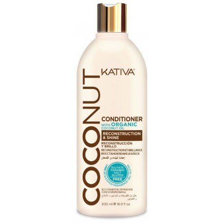 Acondicionador con Aceite de Coco Orgánico - Kativa: 500 ml - 1