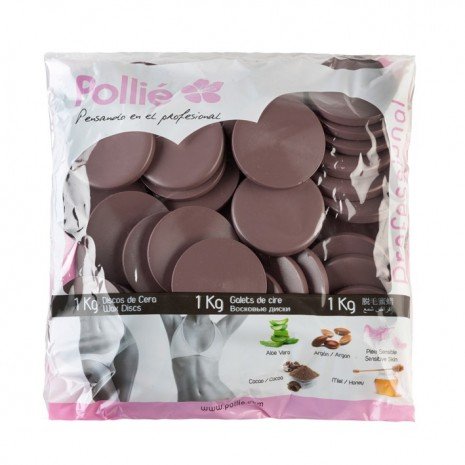 Discos Cera Caliente 1 kg - Cacao - Pollié - 1