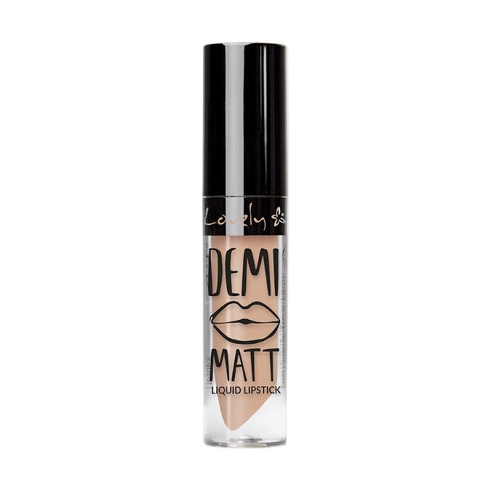 Labial Líquido Semi-mate - Demi Matt Liquid Lipstick - Lovely: nr 2 - 3