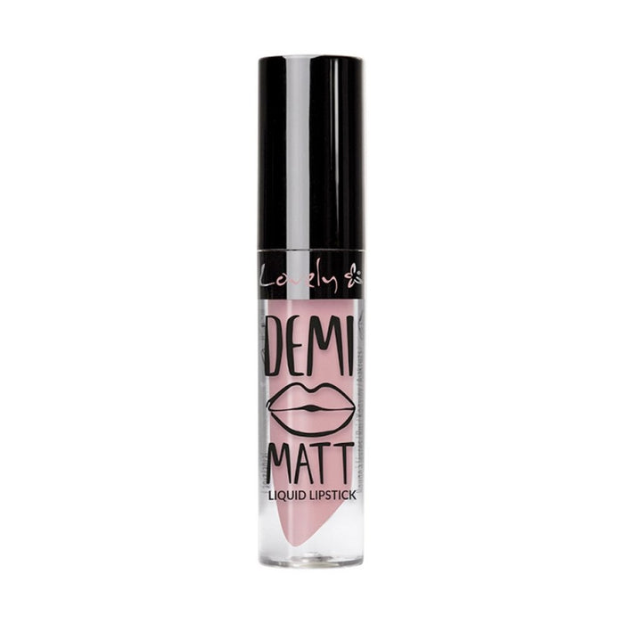 Labial Líquido Semi-mate - Demi Matt Liquid Lipstick - Lovely: nr 3 - 5