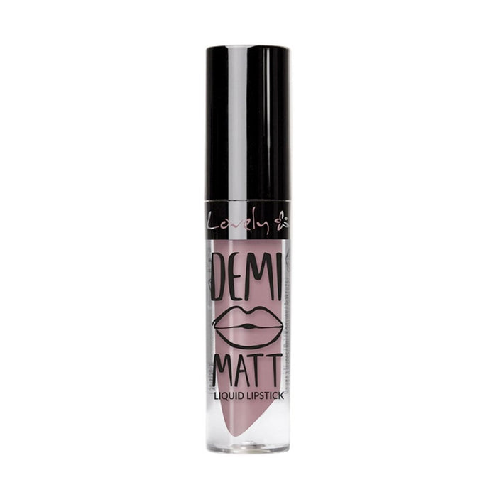 Labial Líquido Semi-mate - Demi Matt Liquid Lipstick - Lovely: nr 6 - 1