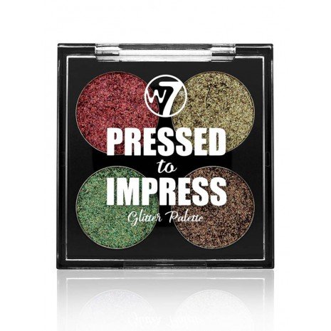 Paleta de Glitter Pressed to Impress - in Vogue - W7 - 2