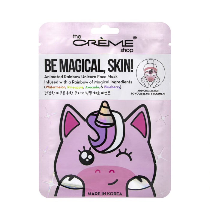 Be Magical Skin! Unicornio - Mascarilla Infusionada con Arco Iris de Ingredientes Magicos - The Crème Shop - 1