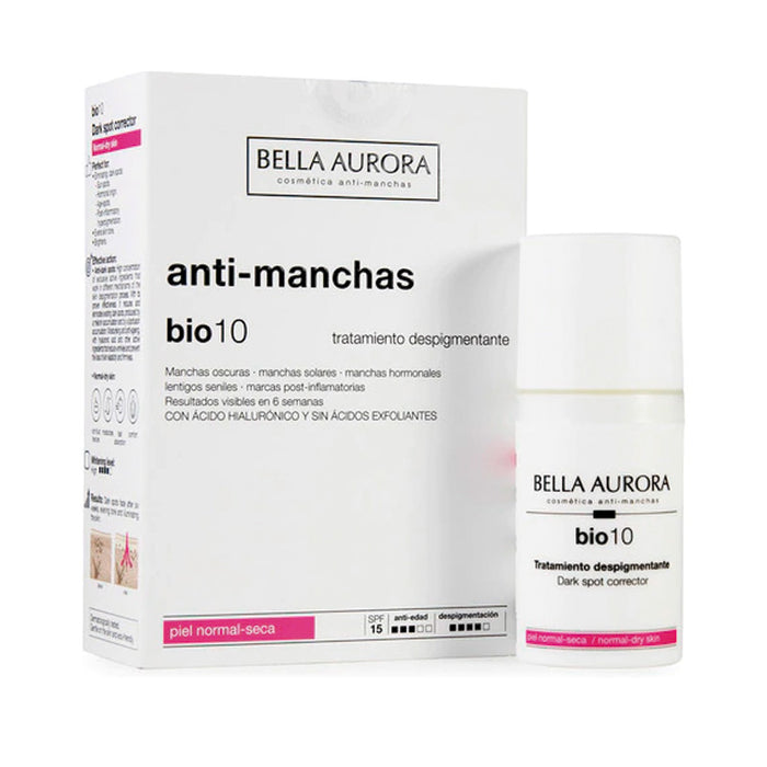 Bio10 Antimanchas Piel Normal-seca Spf15 - 30ml - Bella Aurora - 1