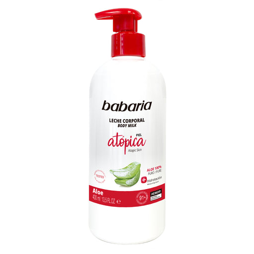 Piel Atópica - Aloe Vera Body Milk 400 ml - Babaria - 1