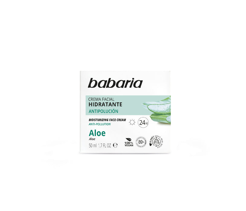 Crema Rostro Hidratante - 24h Aloe Vera 50 ml - Babaria - 1