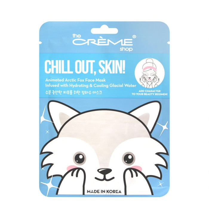 Mascarilla Facial - Chill Out, Skin! Animated Arctic Fox con Agua Glaciar - The Crème Shop - 1