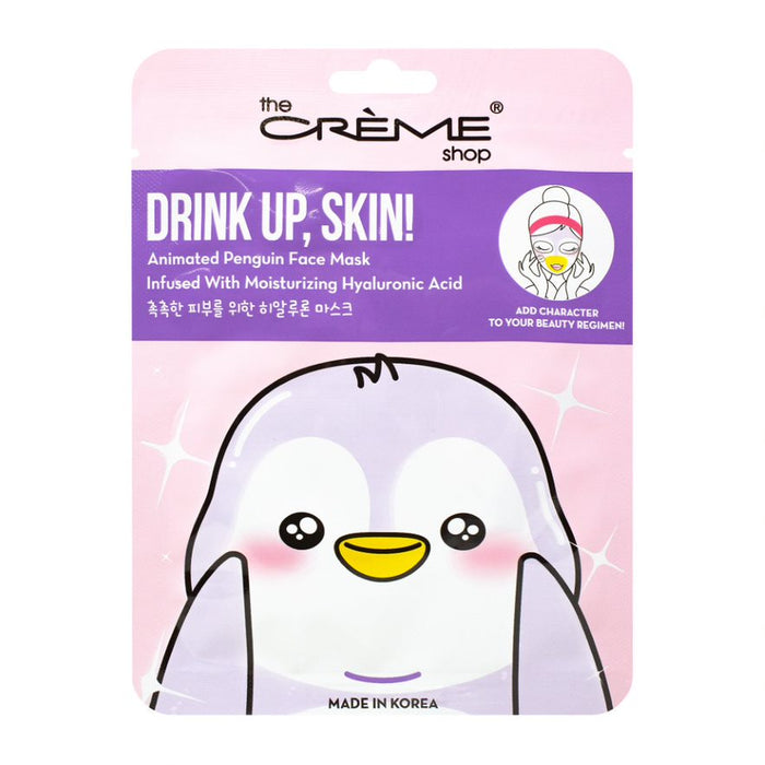 Mascarilla Facial Hidratante Pingüino - Drink Up, Skin! Penguin Face Mask - the Créme Shop - The Crème Shop - 1