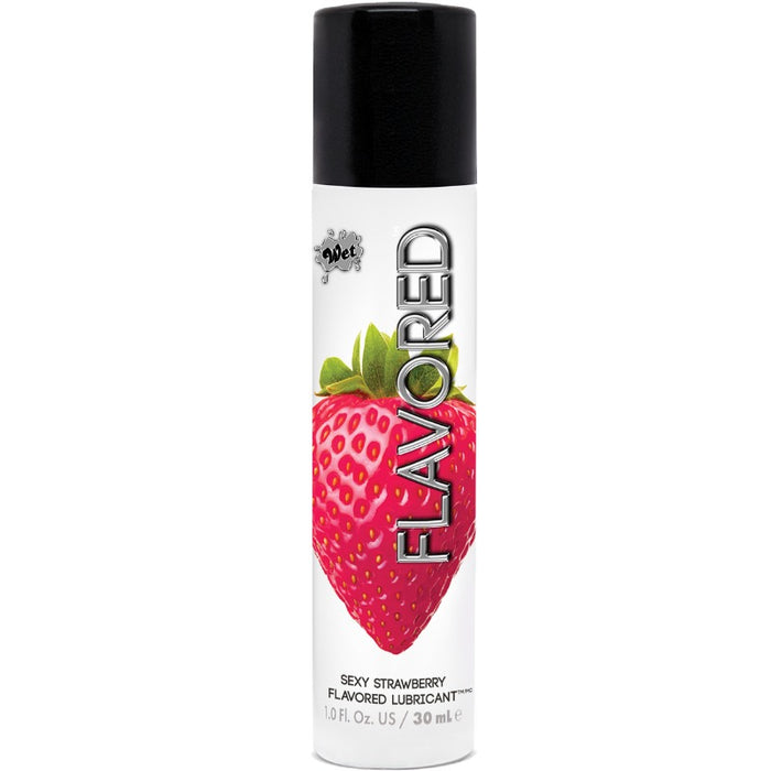Lubricante Aroma Fresas 30 ml - Flavored - Wet - 1