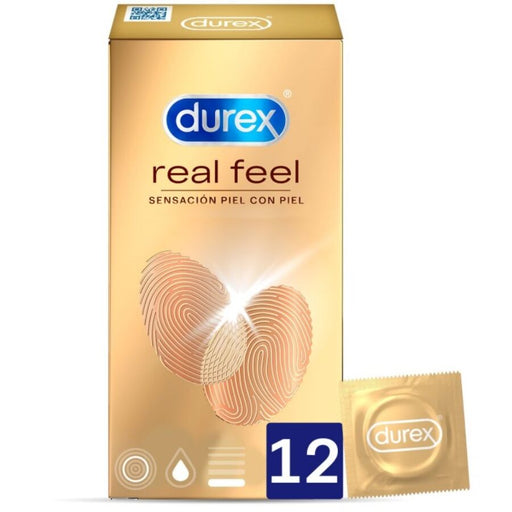 Condones Real Feel - 12 Uds - Durex - 1