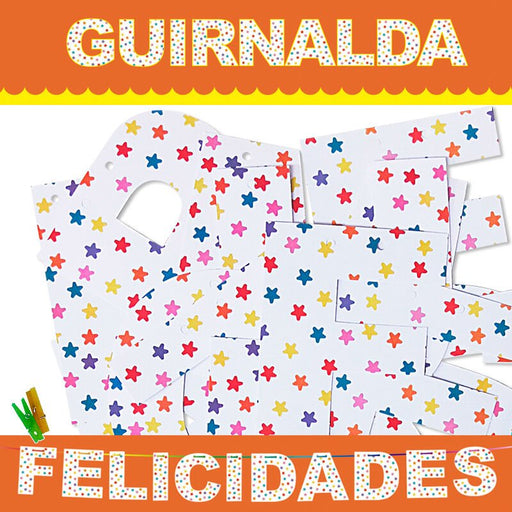 Guirnalda Felicidades (cartulina 220gr) - Inedit - 1