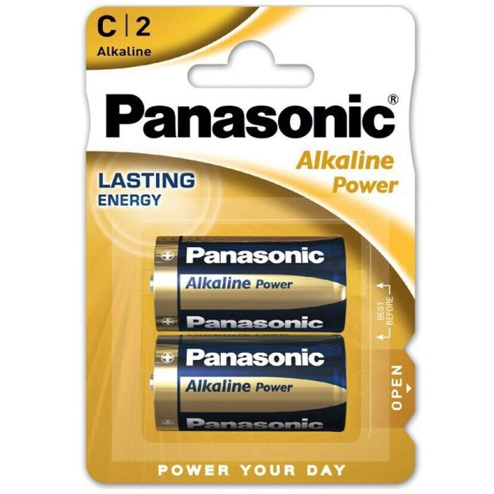 Pila Alkalina C 2 Unidades - Panasonic - 1