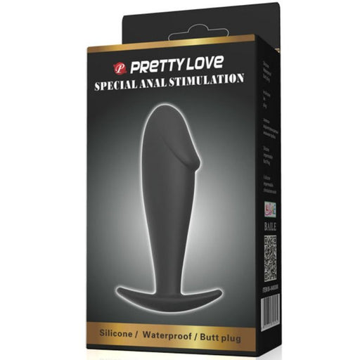 Plug Estimulador Anal Silicona Negro - Pretty Bottom - 1