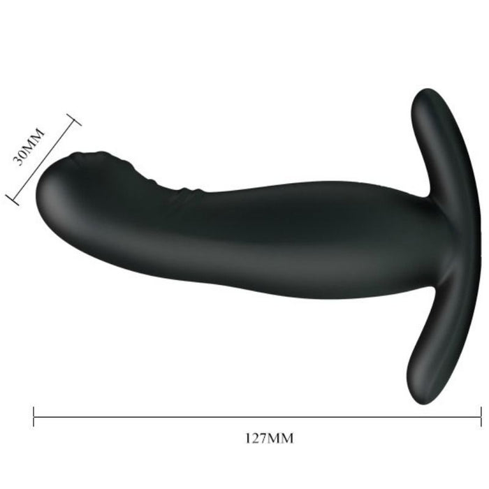 Masajeador Prostático con Vibración Negro - Pretty Bottom - 6