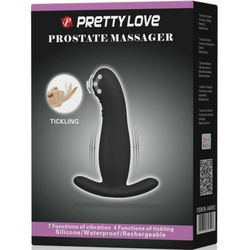 Masajeador Prostático con Vibración Negro - Pretty Bottom - 1