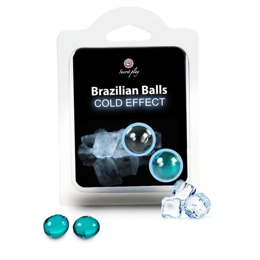 Set 2 Bolas Lubricantes Brazilian Balls Efecto Frío - Secretplay Cosmetic - Secret Play - 1