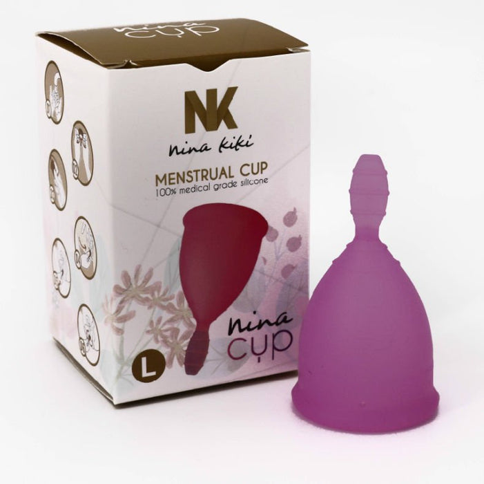Nina Cup Copa Menstrual Talla L Lila 6 + 1 Gratis - Nina Kikí - 1