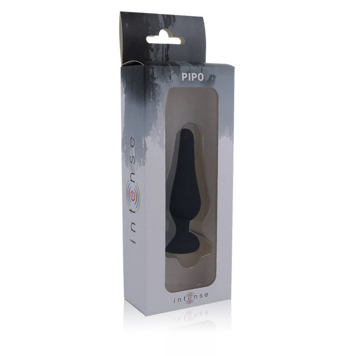 Anal Plug Pipo M Silicone Negro 11 cm - Anal Toys - Intense - 1